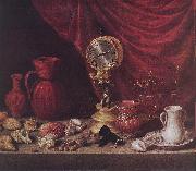 PEREDA, Antonio de Stiil-life with a Pendulum sg Sweden oil painting reproduction